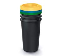 Keden Juego de 3 cubos de reciclaje de 25L cada