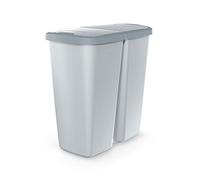 KEDEN Papelera con 2 tapas independientes de 45L