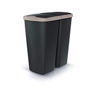 KEDEN Papelera con 2 tapas independientes de 45L