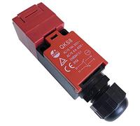 KEDU Interruptor de puerta de seguridad Interruptor de límite de puerta interruptor de doble polo, QKS8, paquete de 2 (función F3, cable Gland M20)