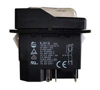 KEDU KJD16 5Pins Interruptor electromagnético Interruptores pulsadores para equipos de máquina herramienta industrial AC 220-240V 16A 2HP 16 (12) A 10 (8) A 250V 5E4 IP55