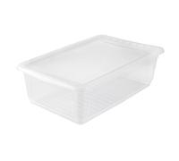 keeeper Caja de almacenaje Bea – 30 l 59×39×18 cm con sistema de control de aire, transparente
