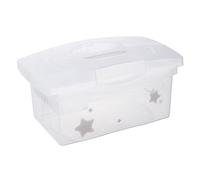 keeeper Caja Traveller Estrellas, Caja organizadora con tapa, Patryk, Blanco nórdico