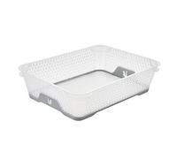 keeeper Cesta apilable, Antideslizante, DIN A5, 26,5 x 20 x 7 cm, Jonas, Gris Nordic