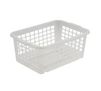 keeeper Cesta de almacenamiento, Plástico resistente (PP), 2,8 l, 25 x 17 x 10 cm, Transparente neutro