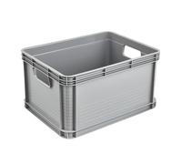 Keeeper contenedor de transporte 20 L gris apto para alimentos 30 kg