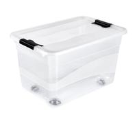 Keeeper Konrad - Caja de Almacenaje con Tapa y Ruedas, 52 L