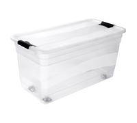 Keeeper Konrad Caja de Almacenaje con Tapa y Ruedas de 83L