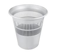 keeeper Papelera, Redonda, 11,5 l, Ø 29 x 31 cm, Jasper, Plateado