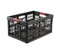 Keeeper Robustas Cajas Plegables con Mangos Suaves, 4 undiades, 54 x 37 x 28 cm, 45 l, Ben, Gris grafito