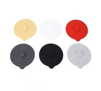 Keenso 6Pcs Universal Silicone Cup Covers Round for Mug and Glass