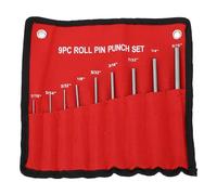 Keenso 9 Pcs Pin Punch Set with Storage Bag Versatile Tool for Watch and