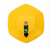 Keenso Aireador Flotante, Bomba de Oxígeno Recargable ABS con Batería de 2000 MAh, Bomba de Aire Portátil de bajo Ruido con Luz LED para Pesca Al Aire Cebo Vivo Cubo Estanque Lago