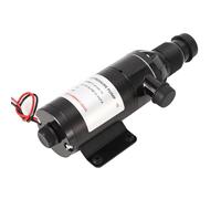 Keenso Bomba de Aguas Residuales de 12 V Bomba de Alcantarillado Autocebante 12 GPM con Impulsor de Cobre de Caucho Protección Térmica de bajo Ruido para RV Barco Marino Inodoro Uso Agrícola