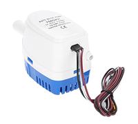 Keenso Bomba de Sentina de 12 V Bomba de Sentina de Agua Sumergible Automática 3 A con Interruptor de Flotador Incorporado Salida de 19 Mm Plástico y Metal para Sentinas de Barcos Piscinas