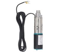Keenso Bomba de Tornillo de Corriente Continua Duradera de Acero Inoxidable para Suministro de Agua de Pozo Profundo, Cabezal de 30m, Caudal de 1,2m³/h