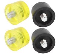 Keenso Cabeza de Goma de Golpe, Característica de Resistencia a Golpes | Material duradero, minimiza los rayones, reemplazo rápido, compatible con M10x1, superficie suave
