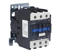 Keenso Contactor de CA 220V 50A Retardante de Llama | Contactos de aleación de plata, carcasa de ABS, distribución de energía industrial, control de bobina