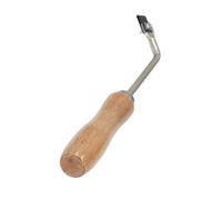 Keenso Groover - Cuchillo Ranurador de Madera de Haya para Suelo de PVC, Herramientas Duraderas y Cómodas con 3 Cuchillas de Repuesto