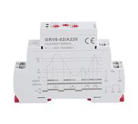 Keenso GRV8-02 Relé de vigilancia para regulación de voltaje monofásico, relé de supervisión de protección de sobretensión o bajo voltaje ajustable con indicador LED (GRV8-02/A220)
