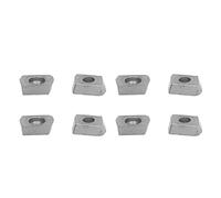 Keenso Insertos de Carburo, Juego de 10 Insertos de Torneado | Carburo recubierto, Diseño de clip de máquina, Para fresado CNC, Calidad duradera, Fácil de instalar