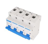Keenso Interruptor Automático Miniatura 4P 125A para Uso Doméstico | Material ignífugo de PC, protección contra sobrecargas, fácil instalación, adecuado para sistemas de 400V