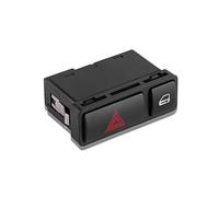 Keenso Interruptor de bloqueo central para puerta de emergencia con luz de advertencia de peligro para Serie 3 E46 E53 E85 325 X5 61318368920