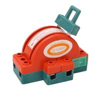 Keenso Interruptor de Cuchilla DPDT, 32A, Tensión Nominal | Latón, ABS, uso versátil, electrodomésticos, circuitos industriales