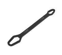 Keenso Llave de Doble Extremo de 8-22 Mm de Apriete Automático (BLACK) | Herramienta multifuncional, Cromada, Alto torque, Uso versátil