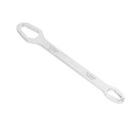 Keenso Llave de Doble Extremo de 8-22 Mm de Apriete Automático (SILVER) | Herramienta multifuncional, Cromada, Alto torque, Uso versátil