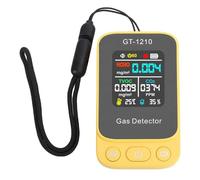 Keenso Medidor de Calidad del Aire Interior 5 en 1, Probador de CO2 TVOC HCHO para Hogares y Oficinas Inteligentes, Pantalla LCD Protectora ABS