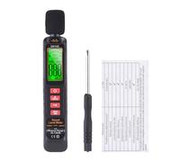 Keenso Medidor de Decibelios Digital Probador de Nivel de Sonido Portátil de Alta Sensibilidad para Uso en Interiores y Exteriores ABS 30-130dB