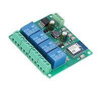 Keenso Módulo de Relé WiFi Inteligente de 4 Canales con Control por APP | Interruptor de bloqueo automático, control remoto, modos de sincronización, admite 90-250 V