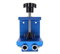 Keenso Pocket Hole Jig Kit Adjustable 15 Degree Drill Guide for Woodworking