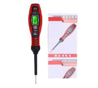 Keenso Probador de Voltaje Digital con Punta de Destornillador y Retroiluminación LCD para Electricistas Uso Doméstico e Industrial 1 Unidad (Destornillador Ph rojo)
