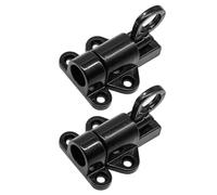 Keenso Pull Ring Latch Lock 2PCS Stylish Aluminum Alloy Automatic Door