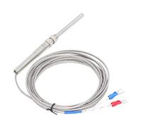 Keenso Sonda Termopar Tipo K, Sensor de 50mm para 0-400C (5m / 16.40ft) | Detector sensible, respuesta rápida, material duradero, uso de mantenimiento, detección de temperatura, rosca de 8mm