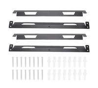 Keenso Soportes de Montaje de Metal Soporte para Caja de Herramientas de Hierro 20,28 X 2,09 X 0,98 Pulgadas y 10,24 2,09 0,98 Pulgadas Estante de Almacenamiento para Montaje en Pared para Garajes