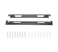 Keenso Soportes de Montaje de Metal Soporte para Caja de Herramientas de Hierro 20,28 X 2,09 X 0,98 Pulgadas y 10,24 2,09 0,98 Pulgadas Estante de Almacenamiento para Montaje en Pared para Garajes