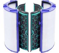 KEEPOW Filtro de Repuesto para purificador de Aire Puro Dyson HP04 TP04 | DP04, Ventilador de 360°, Filtro HEPA, Filtro de carbón Activado