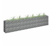 Keketa Arriate de Gaviones de Acero Galvanizado Cesta de Gaviones Vallas para Jardin Metalicas Gaviones para Piedras Gaviones Jardinera 270 x 30 x 60 cm