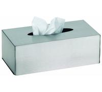 Kela Caja para pañuelos 18948 – Fijable a la pared, color plateado