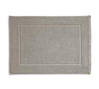 kela Alfombra de baño 100 x 60 x 2 cm LADESSA, alfombra de baño gris, lavable, 100 % algodón, alfombra de baño mullida gris plateado