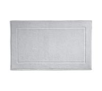 kela Alfombra de baño 100 x 60 x 2 cm LADESSA, alfombra de baño gris, lavable, 100 % algodón, alfombra de baño mullida gris roca