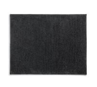 kela Alfombra de baño antideslizante 55 x 65 x 1,5 cm MAJA, alfombra de baño gris oscuro, lavable, poliéster reciclado, alfombra de baño mullida