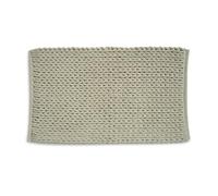 kela Alfombra de baño antideslizante 55 x 65 x 2 cm MARIE, alfombra de baño gris topo, lavable, poliéster y algodón reciclados, alfombra de baño con estructura de punto