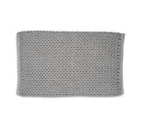 kela Alfombra de baño antideslizante 70 x 120 x 2 cm MARIE, alfombra de baño gris, lavable, poliéster y algodón reciclados, alfombra de baño con estructura de punto