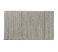 KELA Alfombra de baño Megan, 80x50 cm, algodón, gris plateado, modelo KL-23587