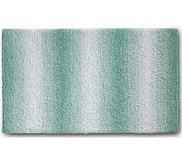 KELA Alfombra de baño Ombre, 100x60 cm, poliéster, color verde nefrita, modelo KL-23562
