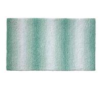 KELA Alfombra de baño Ombre, 120x70 cm, poliéster, color verde nefrita, modelo KL-23563